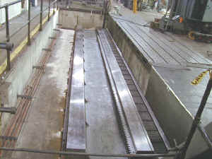 Alignment of machine base to